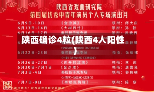 陕西确诊4粒(陕西4人阳性)-第3张图片