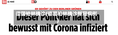 德国柏林确诊(德国柏林确诊新冠病例)-第2张图片