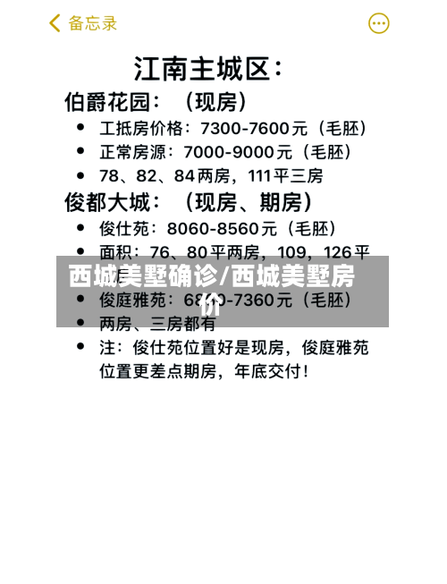 西城美墅确诊/西城美墅房价