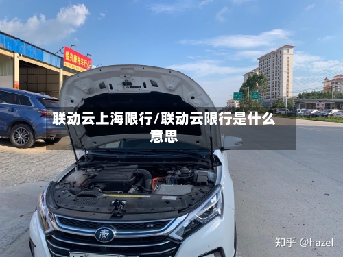 联动云上海限行/联动云限行是什么意思-第2张图片