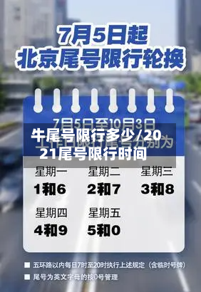 牛尾号限行多少/2021尾号限行时间-第2张图片