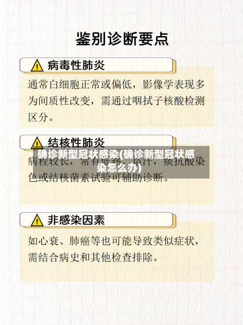 确诊新型冠状感染(确诊新型冠状感染怎么办)-第2张图片