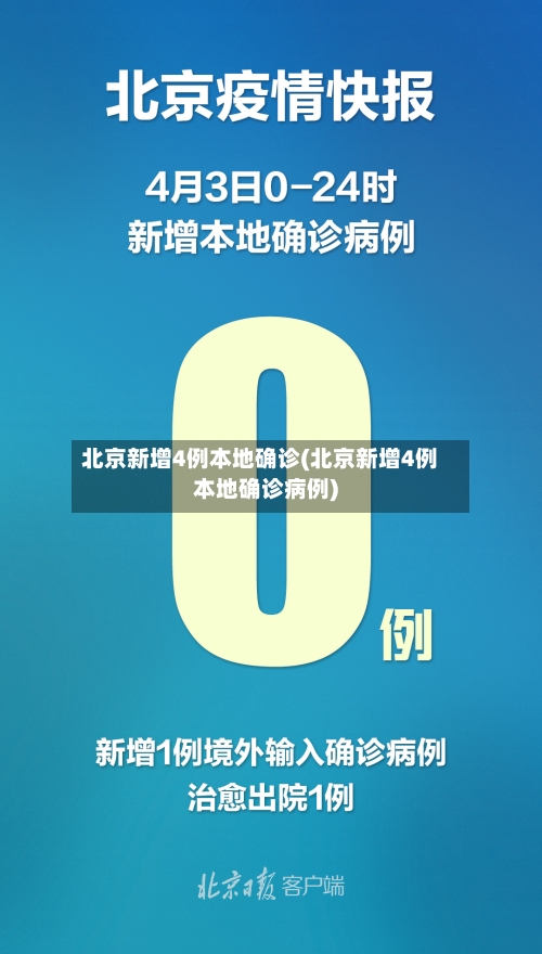 北京新增4例本地确诊(北京新增4例本地确诊病例)-第3张图片