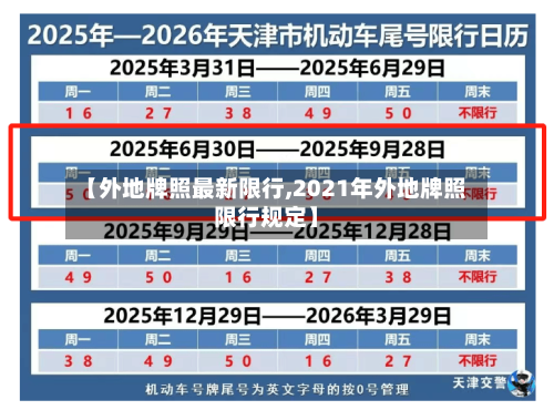 【外地牌照最新限行,2021年外地牌照限行规定】-第2张图片