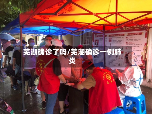 芜湖确诊了吗/芜湖确诊一例肺炎