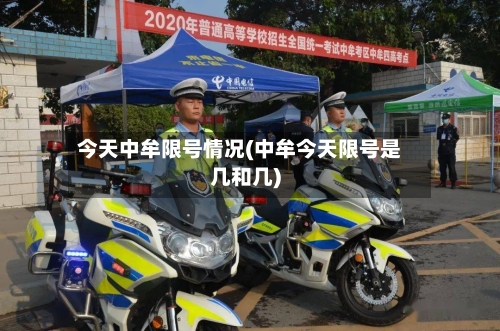 今天中牟限号情况(中牟今天限号是几和几)