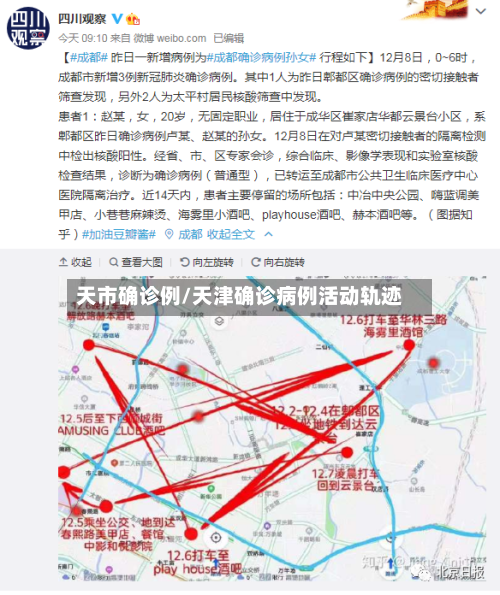 天市确诊例/天津确诊病例活动轨迹