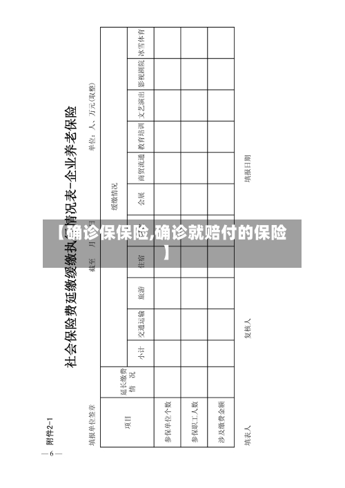 【确诊保保险,确诊就赔付的保险】-第2张图片