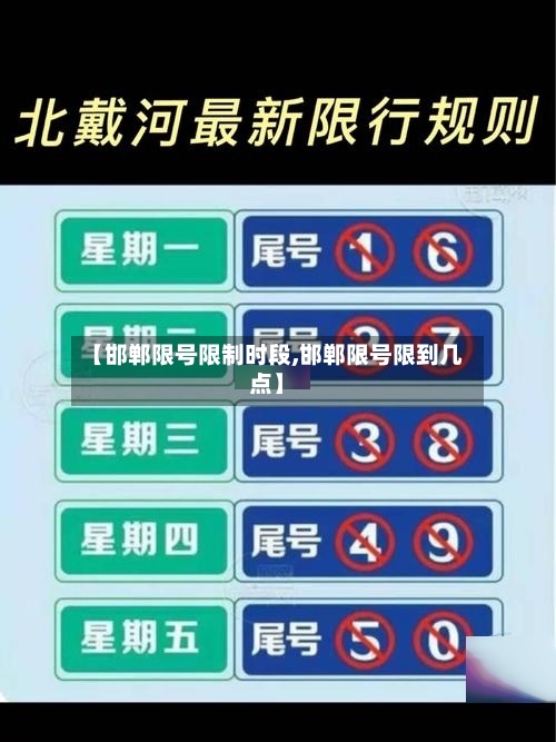 【邯郸限号限制时段,邯郸限号限到几点】-第3张图片