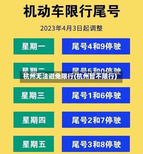 杭州无法避免限行(杭州暂不限行)-第3张图片