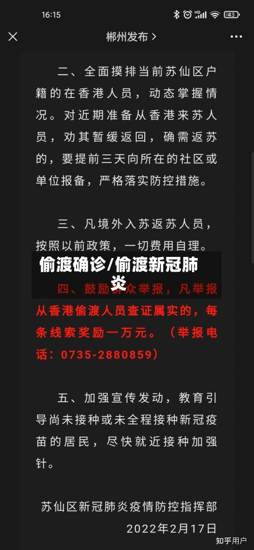 偷渡确诊/偷渡新冠肺炎-第2张图片