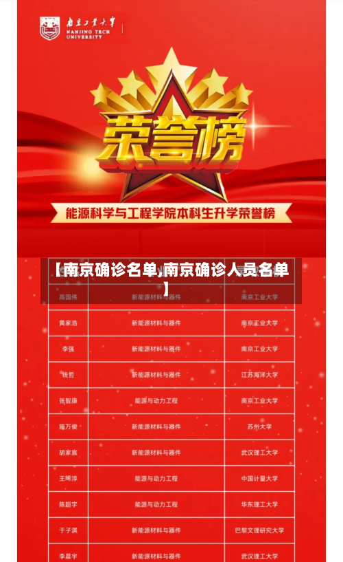 【南京确诊名单,南京确诊人员名单】