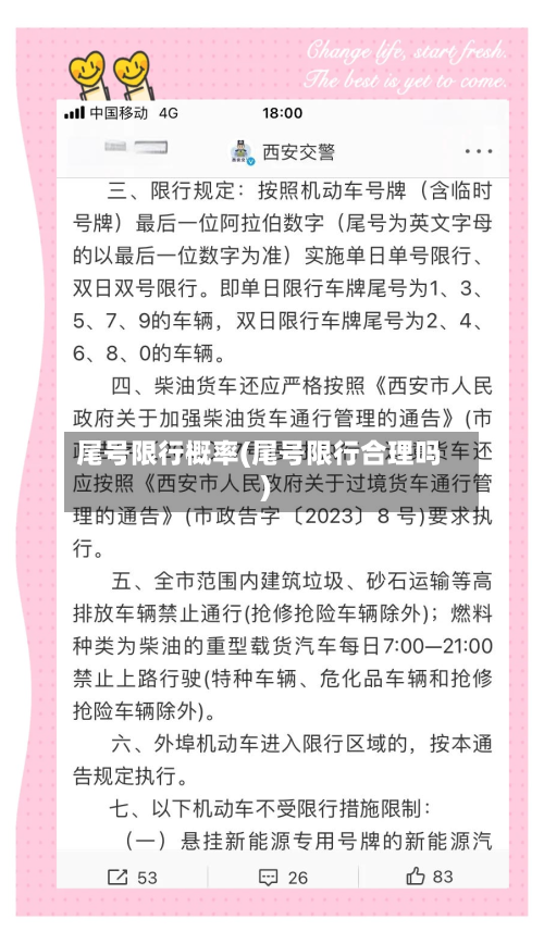 尾号限行概率(尾号限行合理吗)