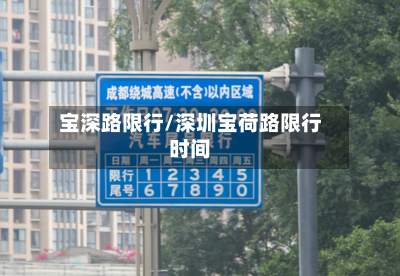 宝深路限行/深圳宝荷路限行时间-第3张图片