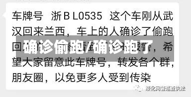 确诊偷跑/确诊跑了-第3张图片