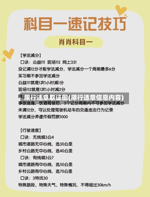 限行违章取证图(限行违章信息内容)-第2张图片