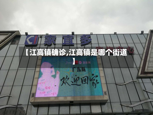 【江高镇确诊,江高镇是哪个街道】-第2张图片