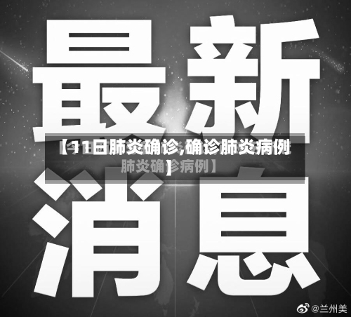 【11日肺炎确诊,确诊肺炎病例】-第3张图片