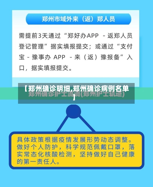 【郑州确诊明细,郑州确诊病例名单】-第2张图片