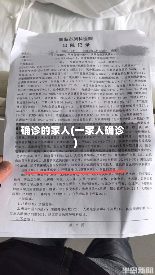 确诊的家人(一家人确诊)