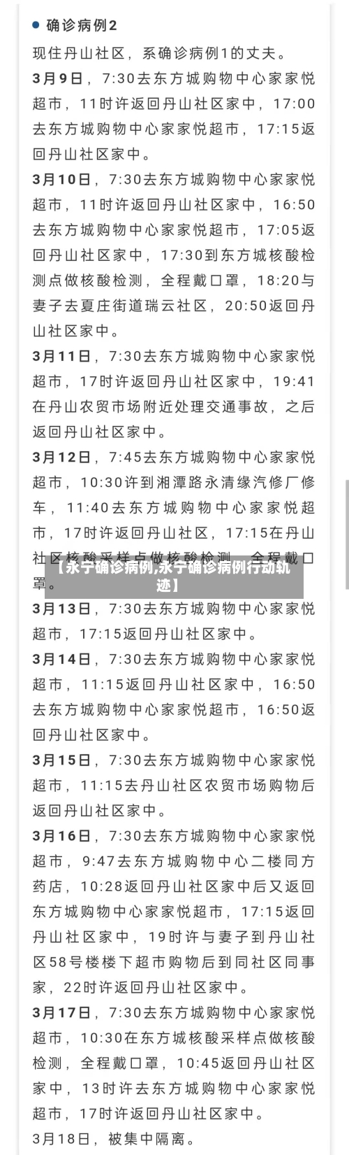 【永宁确诊病例,永宁确诊病例行动轨迹】-第2张图片