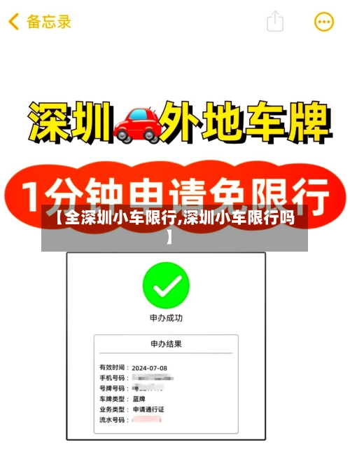 【全深圳小车限行,深圳小车限行吗】-第2张图片