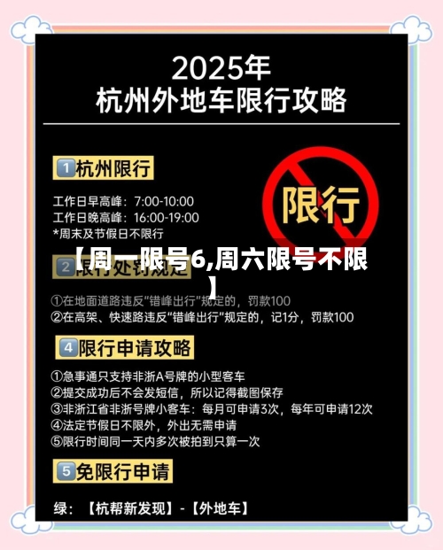 【周一限号6,周六限号不限】-第3张图片
