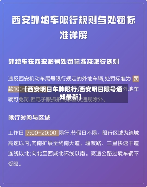 【西安明日车牌限行,西安明日限号通知最新】-第2张图片