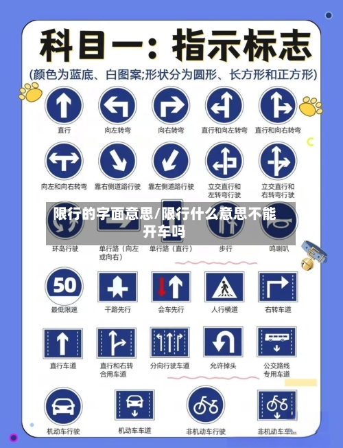 限行的字面意思/限行什么意思不能开车吗-第2张图片