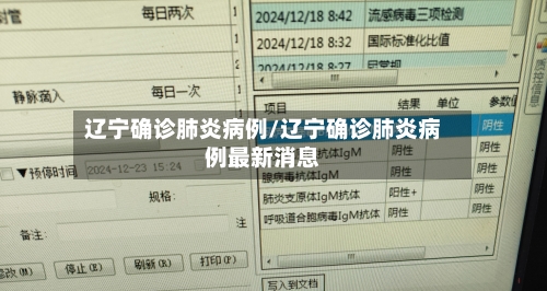 辽宁确诊肺炎病例/辽宁确诊肺炎病例最新消息