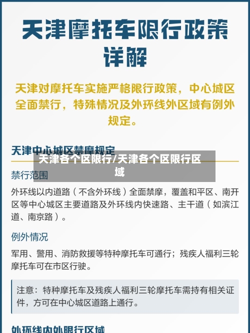 天津各个区限行/天津各个区限行区域