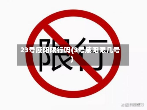 23号咸阳限行吗(3号咸阳限几号)-第3张图片