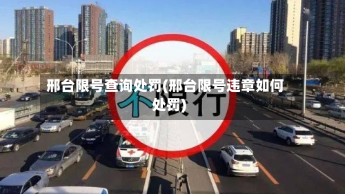 邢台限号查询处罚(邢台限号违章如何处罚)-第3张图片