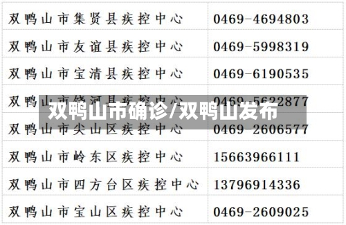 双鸭山市确诊/双鸭山发布-第2张图片