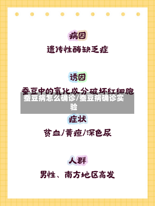 蚕豆病怎么确诊/蚕豆病确诊实验