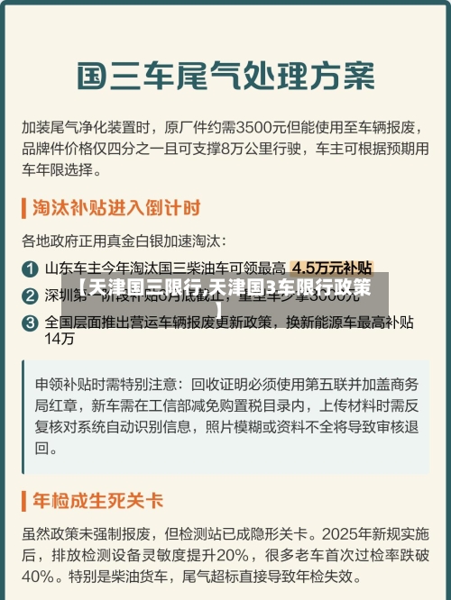 【天津国三限行,天津国3车限行政策】