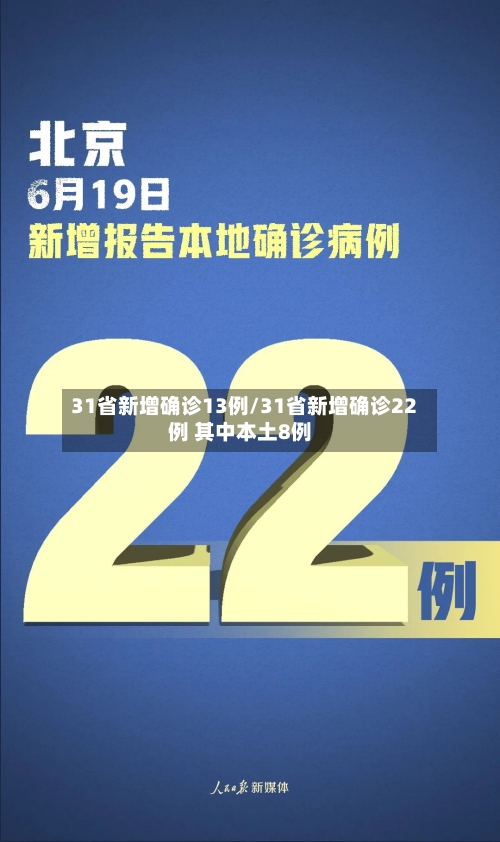 31省新增确诊13例/31省新增确诊22例 其中本土8例