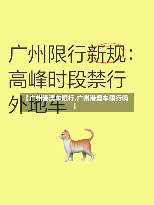 【广州港澳车限行,广州港澳车限行吗】-第2张图片