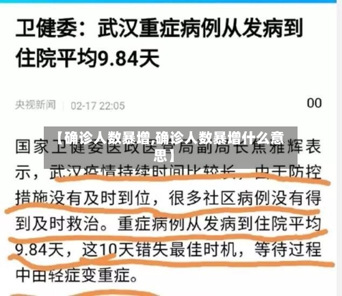 【确诊人数暴增,确诊人数暴增什么意思】-第2张图片